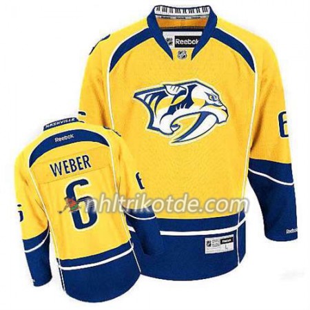 Reebok Nashville Predators Trikot Shea Weber #6 Heim Gold - Herren