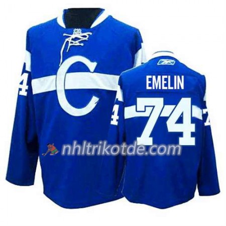 Reebok Montreal Canadiens Trikot Alexei Emelin #74 Ausweich Bleu - Herren