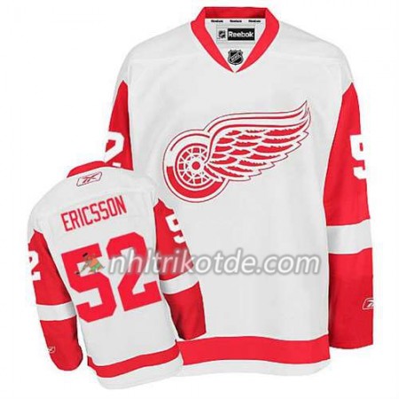 Reebok Detroit Red Wings Trikot Jonathan Ericsson #52 Auswärts Weiß - Herren