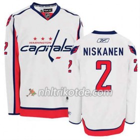 Reebok Washington Capitals Trikot Matt Niskanen #2 Auswärts Weiß - Herren