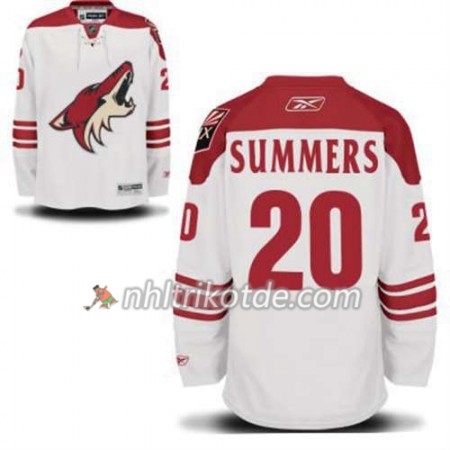 Reebok Arizona Coyotes Trikot Chris Summers 20 Weiß Auswärts - Herren