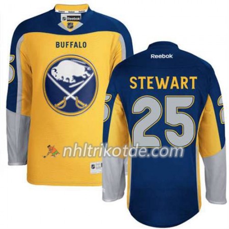Reebok Buffalo Sabres Trikot Chris Stewart 25 Ausweich Gold - Herren