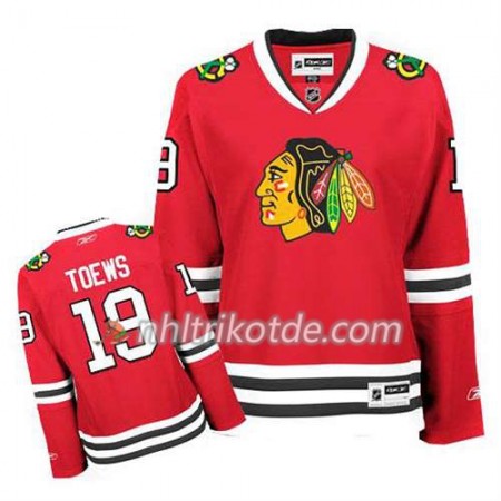 Reebok Chicago Blackhawks Trikot Jonathan Toews #19 Premier Heim Rot - Dame