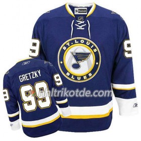 Reebok St. Louis Blues Trikot Wayne Gretzky #99 Ausweich Blau - Herren