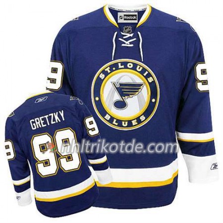 Reebok St. Louis Blues Trikot Wayne Gretzky #99 Ausweich Blau - Herren