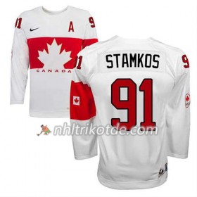 Reebok Canada Team Trikot Steven Stamkos #91 Heim Weiß - Dame