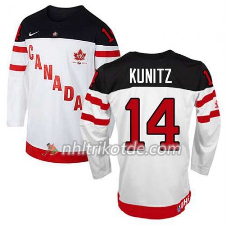 Canada Team Trikot Chris Kunitz #14 100th Anniversary Weiß - Kinder
