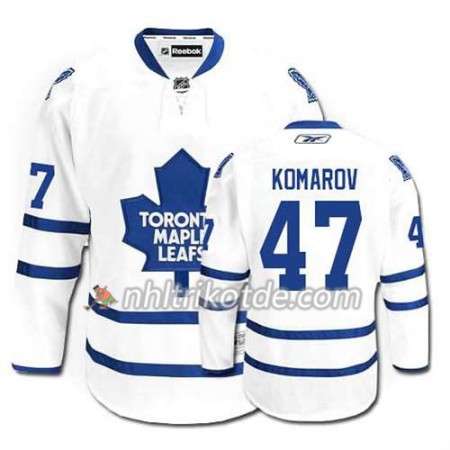 Reebok Toronto Maple Leafs Trikot Leo Komarov #47 Auswärts Weiß - Herren Reebok Toronto Maple Leafs Trikot Leo Komarov #47 Auswärts Weiß - Herren
