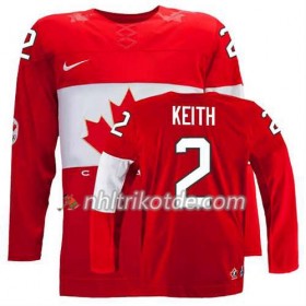 Reebok Canada Team Trikot Duncan Keith #2 Auswärts Rot - Dame