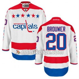 Reebok Washington Capitals Trikot Troy Brouwer #20 Ausweich Weiß - Herren