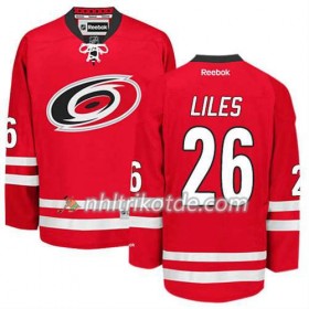 Reebok Carolina Hurricanes Trikot John-Michael Liles #26 Heim Rot - Herren