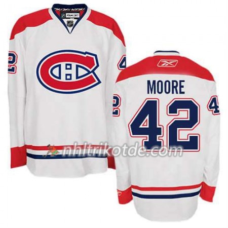 Reebok Montreal Canadiens Trikot Dominic Moore #42 Auswärts Weiß - Herren