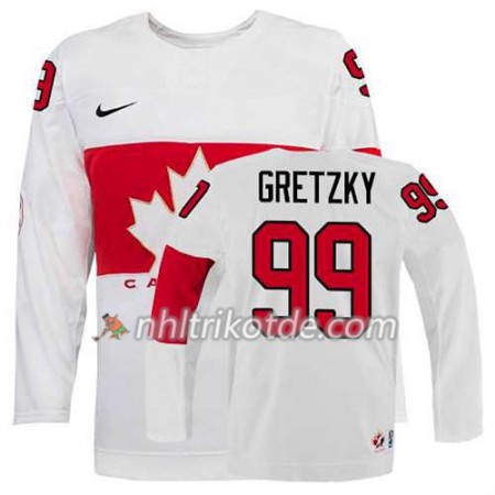 Reebok Canada Team Trikot Wayne Gretzky #99 Heim Weiß - Dame