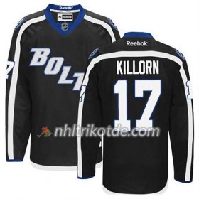 Reebok Tampa Bay Lightning Trikot Alex Killorn #17 Ausweich Schwarz - Herren