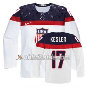 Reebok USA Team Trikot Ryan Kesler #17 Heim Weiß - Dame