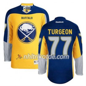 Reebok Buffalo Sabres Trikot Pierre Turgeon 77 Ausweich Gold - Herren