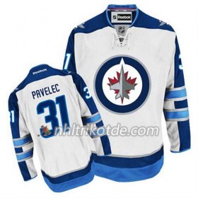 Reebok Winnipeg Jets Trikot Ondrej Pavelec #31 Auswärts Weiß - Herren