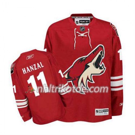Reebok Arizona Coyotes Trikot Martin Hanzal 11 Burgundy Rot Heim - Herren