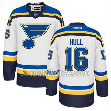 Reebok St. Louis Blues Trikot Brett Hull #16 Auswärts Weiß - Herren
