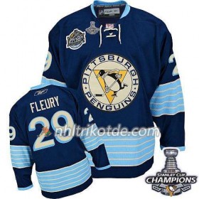 Reebok Pittsburgh Penguins Trikot Marc-Andre Fleury 29 Blau Ausweich 2016 Stanley Cup - Herren
