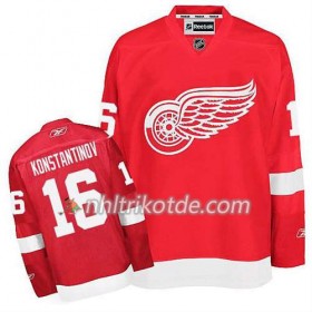 Reebok Detroit Red Wings Trikot Wladimir Konstantinov #16 Heim Rot - Herren