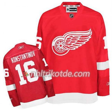 Reebok Detroit Red Wings Trikot Wladimir Konstantinov #16 Heim Rot - Herren