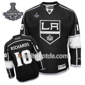 Reebok Los Angeles Kings Trikot Mats Zuccarello #10 Heim Schwarz 2014 Stanley Cup - Herren