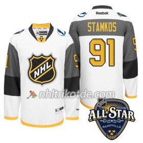 2016 All Star Tampa Bay Lightning Trikot Steven Stamkos #91 Weiß - Herren