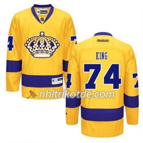Reebok Los Angeles Kings Trikot Dwight King #74 Ausweich Gold - Herren