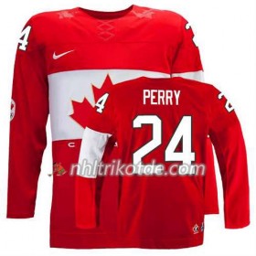 Reebok Canada Team Trikot Corey Perry #24 Auswärts Rot - Herren