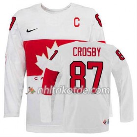 Reebok Canada Team Trikot Sidney Crosby #87 Heim Weiß - Herren