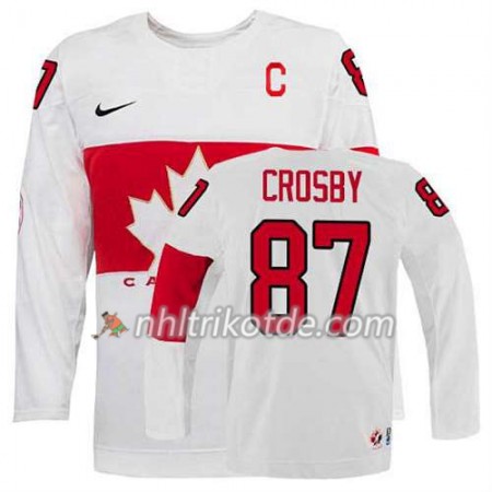 Reebok Canada Team Trikot Sidney Crosby #87 Heim Weiß - Herren