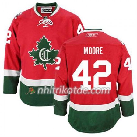 Reebok Montreal Canadiens Trikot Dominic Moore 42 Ausweich Rot - Herren