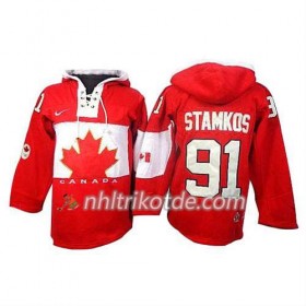 Reebok Canada Team Trikot Steven Stamkos #91 Premier Olympic Rot - Herren