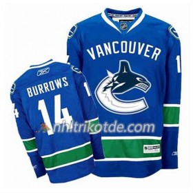 Reebok Vancouver Canucks Trikot Alex Burrows #14 Heim Blau - Herren