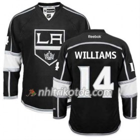 Reebok Los Angeles Kings Trikot Justin Williams #14 Heim Schwarz - Herren