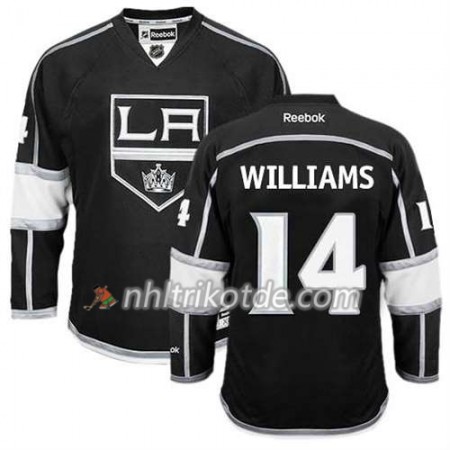 Reebok Los Angeles Kings Trikot Justin Williams #14 Heim Schwarz - Herren