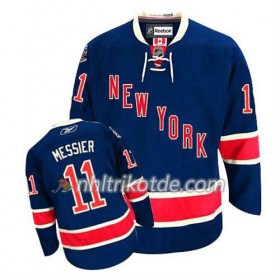 Reebok New York Rangers Trikot Mark Messier #11 Ausweich Blau - Herren