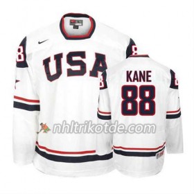 Reebok USA Team Trikot Patrick Kane #88 Premier Weiß - Herren