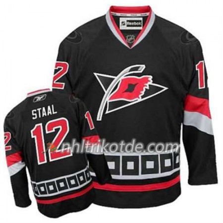 Reebok Carolina Hurricanes Trikot Eric Staal #12 Ausweich Schwarz - Herren