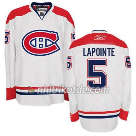 Reebok Montreal Canadiens Trikot Guy Lapointe #5 Auswärts Weiß - Herren