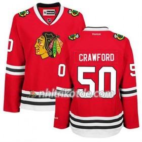 Reebok Chicago Blackhawks Trikot Corey Crawford #50 Heim Rot - Herren