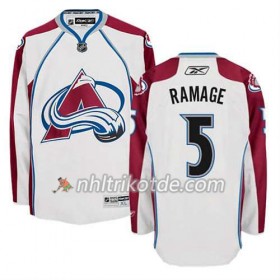 Reebok Colorado Avalanche Trikot Rob Ramage #5 Auswärts Weiß - Herren