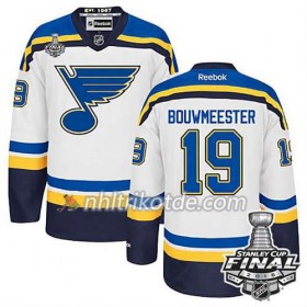 Reebok St. Louis Blues Trikot Jay Bouwmeester #19 Weiß Auswärts 2016 Stanley Cup - Herren