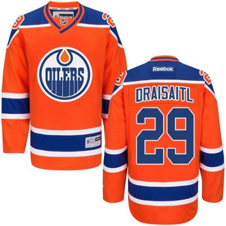 Reebok Edmonton Oilers Trikot Leon Draisaitl #29 Ausweich Orange - Herren