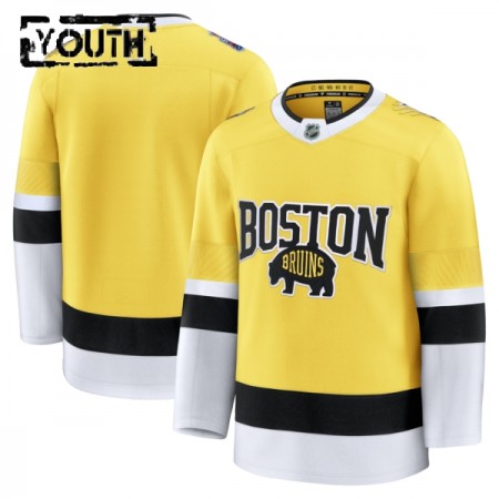 Boston Bruins Trikot Custom Fanatics NHL Stadium Series Premium 2025-26 Gold - Kinder Boston Bruins Trikot Custom Fanatics NHL Stadium Series Premium 2025-26 Gold - Kinder