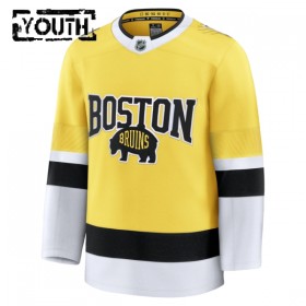 Boston Bruins Trikot Custom Fanatics NHL Stadium Series Premium 2025-26 Gold - Kinder