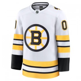 Boston Bruins Trikot Custom Fanatics Premium 2025-26 Weiss Auswärts - Herren