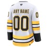 Boston Bruins Trikot Custom Fanatics Premium 2025-26 Weiss Auswärts - Herren