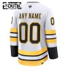 Boston Bruins Trikot Custom Fanatics Premium 2025-26 Weiss Auswärts - Kinder